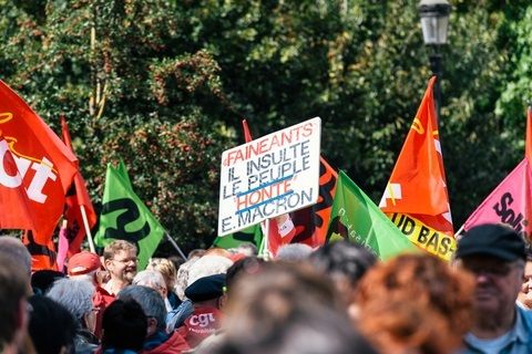 Macron Battles Strikes To Implement Business Reforms