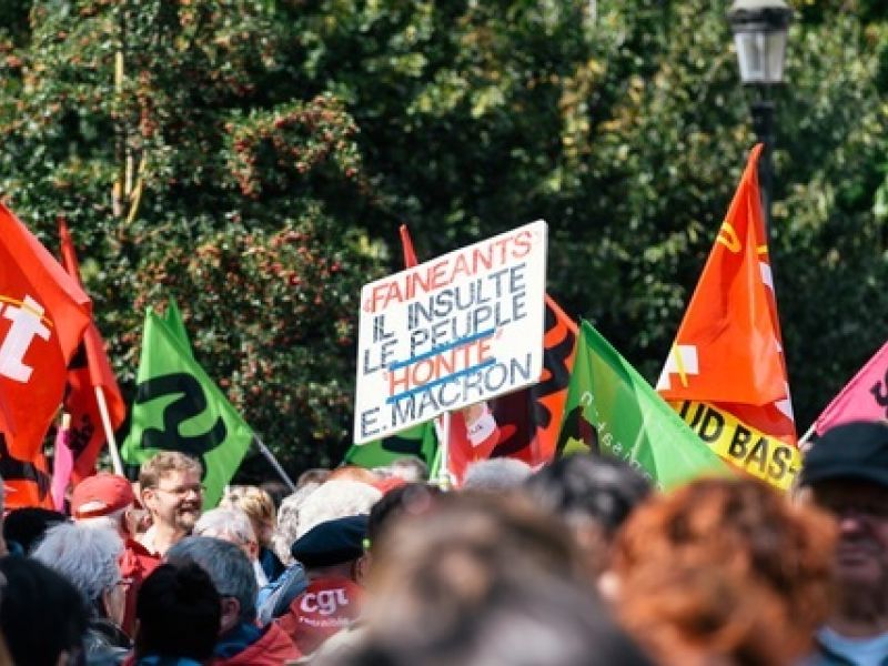 Macron Battles Strikes To Implement Business Reforms